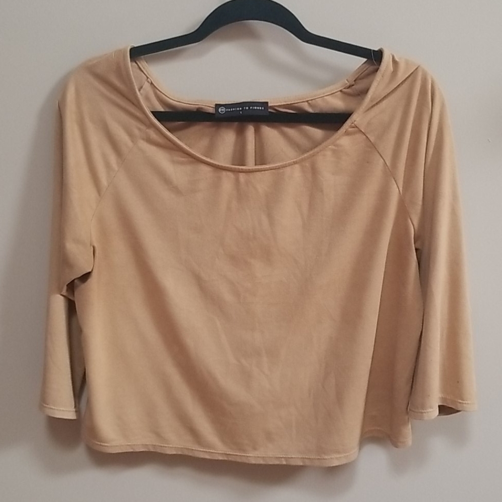 Suede Crop Top